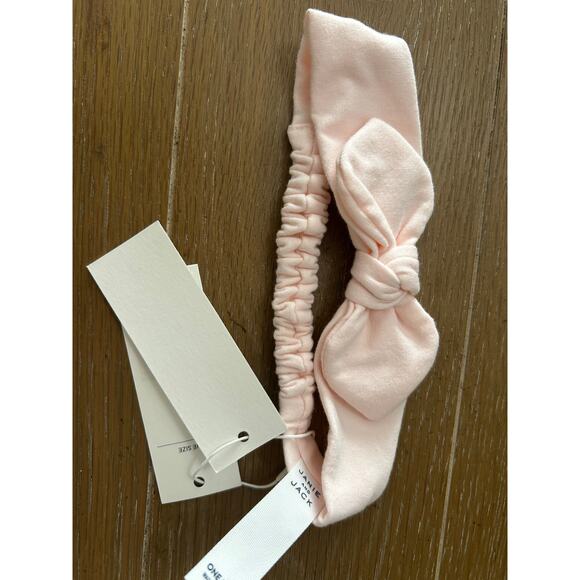 NWT Janie and Jack Pink Bow soft stretch headband - Picture 2 of 3
